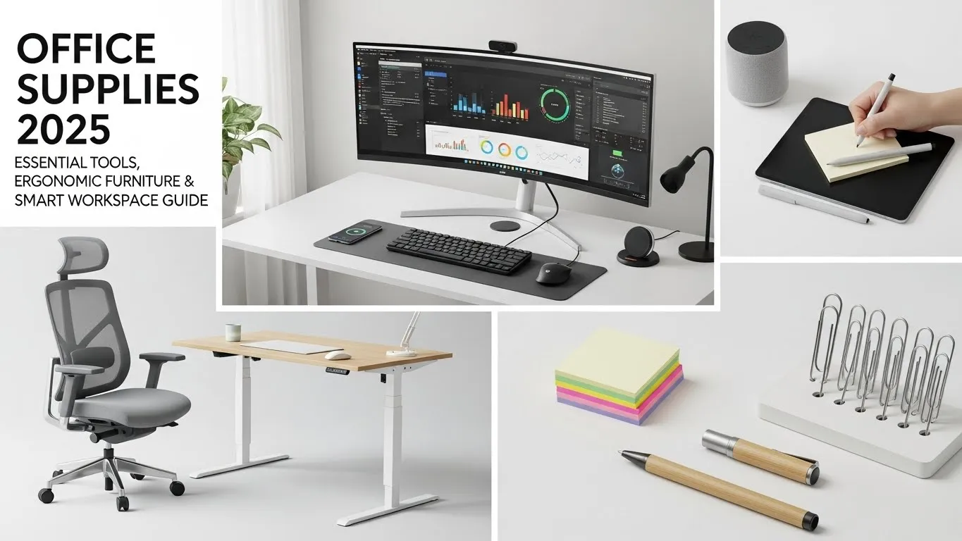 Office Supplies 2026 | Essential Tools, Ergonomic Furniture & Smart Workspace Guide